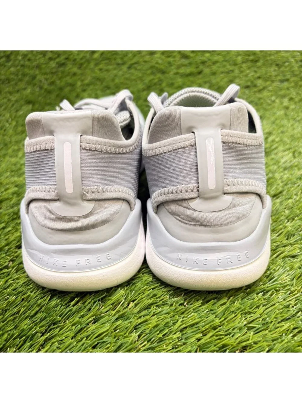 Nike Free RN 2018 Womens Size 9.5 Wolf Gray Athletic Running Shoes Sneakers